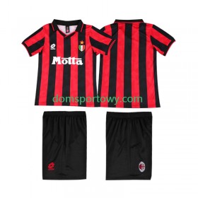 Koszulka AC Milan 1993 Retro Dziecięcy Domowe Koszulki Piłkarskie 1994 Krótki Rękaw